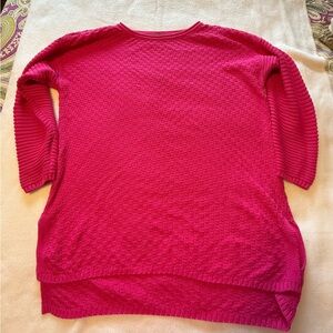 Vince Camuto Fuchsia Crew Neck Sweater